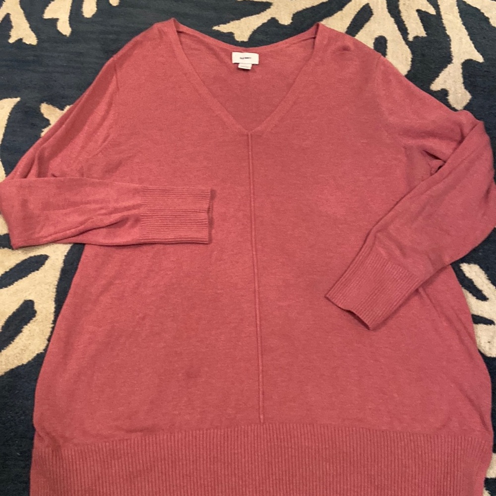 Pink Old Navy Tunic Sweater